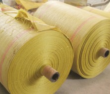 黄色编织袋筒布