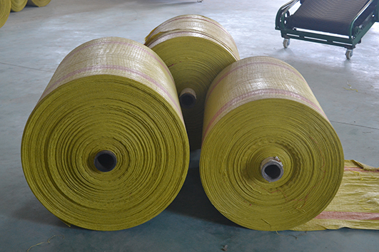 黄色编织袋筒布  (3)